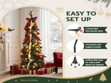Jingle Jollys Pop Up Christmas Tree Pre Decorated Artificial Christmas Tree 160cm PUT-XMAS-5IN-1