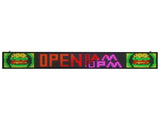 Programmable LED Sign, P10 Full Color Flexible Digital Scrolling Panel, DIY Custom Text Pattern GIF V952-YPGDGGP52X8YHHXKZ001V3