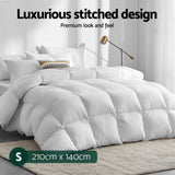 Giselle Bedding 700GSM Duck Down Feather Quilt Duvet Doona Winter Blanket Single QUILT-DFD-700-S1