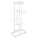 Indoor 5-Layer Flower Plant Stand Pots Display Shelf Rack Holder for Garden Balcony DecorationWhite V1294-YM0901-3111200194011