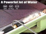 Pressure Washer Gutter Cleaner, Double Head Rotating Nozzle, 1/4 Inch Quick Connect, Fits Extension V1366-AZ2-W-23227