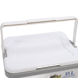 15L Insulated Portable Cooler Professional Lasting Cooling Insulation Hard Cooler Box for Outdoor V1294-YM0901-3111240172212