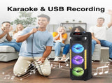 Laser RGB Tower Speaker with 40W Sound V1031-SP-RG81BK-300