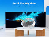 3D Hologram Fan 11cm LED Holographic Projector Advertising Machine Portable Desktop Naked-Eye Stereo V1259-DP01-A-2771