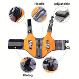 Safe Playtime The ultimate dog buoyancy vest designed for water adventures. Pet life jacket. V1102-HYCWJSY01-ORANGE-M