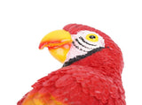 Parrot Sculpture Decoration Indoor Outdoor Resin Macaw Statue Figurine Garden Art Right Red V1294-YM0901-3115240123011