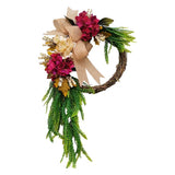 Wreath under 15,Wreath Faux Party Wreath Dried Vines And Artificial Flowers Spring/Summer V1192-AZ-W-27913