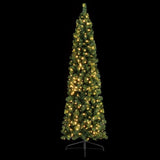 Jingle Jollys Christmas Tree 2.1M Corner Xmas Tree Party Decorations 430 Tips XM-TR-SLIM-7FT-CORNER-LED