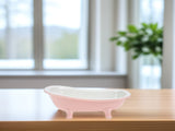 SWETRACE Bathtub Shaped Flower Pot Pink Ceramic 1Set 6.3x3.5x2.8in V1189-LWWAL-20260327-03366