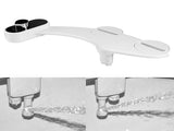 Dual Nozzle Single Cold Water Toilet Bidet Sprayer NonElectric Toilet Attachment for Bathroom V1294-YM0901-3112200040411