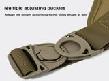 Men's Chest Bag Running Vest Pack Adjustable Straps Outdoor Sports Chest Rig Brown, 40 x 4 x 29 cm V1237-ZY-917-299