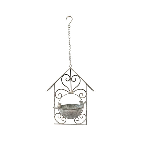 Fleur House Birdfeeder on Chain 61cm V637-74091BRD