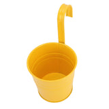 10Pcs Hanging Flower Pots with Removable Hooks Outdoor Indoor Plants Metal Buckets Wall Fence Home V1294-YM0901-3111240243111