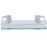 Space Aluminum Shelf Tempered Thickened Glass Bathroom Toilet Glass Storage Organizer Rack V1294-YM0721-3112210032111