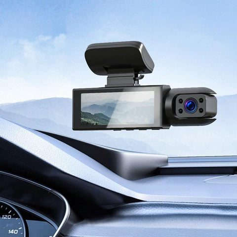 1080P Hd Dual Lens Night Vision Driving Recorder - 3.16 Inch PRL-1292RAC