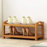 Multi Layer Shoe Rack Thicken Bamboo Large Capacity Durable Shoe Storage Rack for Bedroom Dormitory V1294-YM0716-3117220136911