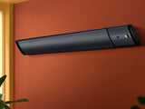 Devanti Electric Radiant Strip Heater Outdoor 3200W RHP-E76RC-3200-BK