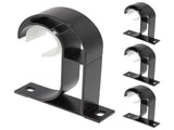 4pcs Curtain Rod Brackets, Heavy-Duty Curtain Rod Holders & Hooks V1263-JX-5335