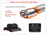 Rock Tumbler, 0.45kg Rock Polishing Machine, Rocks Tumbling Kit with 4-Speed Adjustment, 19 Day V952-YSDMJHS4DDSSY72ED001V3