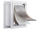 Pet Door, 23.6 x 33.5 cm Metal Frame with Lock and 3-Flap System, Weatherproof Doggy Door, Easy to V952-QSCWMSMTZ3P0LV4GIV0