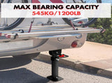 X-BULL 4x 440mm Drop Down Corner Legs W/Handle Steel Base Caravan Stabilizer Black V211-AUEB-CL001X2