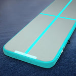 Everfit 3m x 1m Air Track Mat Gymnastic Tumbling Mint Green and Grey ATM-3-1-01M-MG