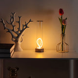 Minimalist Table Lamp Cordless Lamp Rechargeable Lamp Touch Dimmable Lamp - Black - Size 24CM V1102-124-25545-BLK-24CM