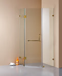 1000 x 1000mm Frameless 10mm Glass Shower Screen By Della Francesca 830081