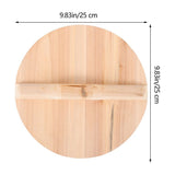Natural Wood Wok Cover Multi Color Protective Lid for Home Cooking V1366-AZ2-W-19620