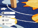 Soft Touch Ultra Plush Memory Foam Kids Star Galaxy Mat - 200 X 300 CM V262-LGH0019SG-1