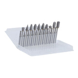 20 Pcs Double Cut Rotary Burr Set 1/8in Shank Tungsten Carbide with 2 Collets for Woodworking V1294-YM0901-3114250040911