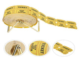 Portable Yellow Raffle Ticket Holder Set for Event Participation V1369-AZ3-W-20944