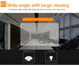 3 Screen 1.0Mp Security Camera With Door Peephole & Tf Card Support - Black PRL-4310SCA