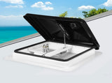 Manan Caravan Roof Vent 12V Fan RV Black CAR1040-BK