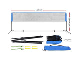 Everfit 4m Badminton Tennis Net Portable Volleyball Kit Adjustable Height PN-M001-4M-BL