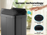 Devanti Rubbish Bin 70L Automatic Sensor Kitchen Bin, Slim Smart Garbage Can Touchless Rectangular SB-E-70L-BK