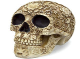 Life Size Skull Resin Floral Human Skull Model Adult Head Bone Model Day of The Dead Dcor ade from V1192-AZ-W-15025