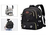 Green Stylish Large Capacity Backpack - Water-Resistant Oxford Rucksack for Travel, School & Daily V888-ELOSUNG33668