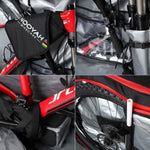 NOOYAH Bike Travel Bag Case Plane Boat Shipping Transport, Fits Cross Country All Mountain Bike, V382-GREYBK012