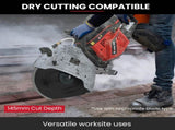 BAUMR-AG 400mm Professional Concrete Demolition Saw 94cc 2-Stroke, Wet and Dry Demo Cutting, 16" V219-SAWCONBMP1MA