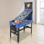 4FT 12-in-1 Combo Games Tables Foosball Soccer Basketball Hockey Pool Table Tennis V63-834021