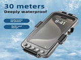 Universal 30m Bluetooth Diving Case for Apple & Samsung - Deep-Water Waterproof Phone Protector V888-ELOSUNG33347