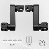 2pcs Motorcycle public seat foot nail extension part, passenger road nail clip support bracket, V1366-AZ2-W-07050