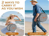 Cowboy Hat Storage Box, Collapsible Felt Hat Organizer with Handles Clear Window, Gray 17 x 10 In V1188-MS-721-057