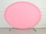 Round Backdrop Cover - 7.2x7.2ft Pink Circle Cover Round Photography Background for Birthday Party V1192-AZ-W-3403