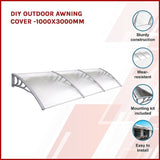 DIY Outdoor Awning Cover -1000x3000mm V63-702063