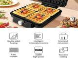 Waffle Makers & Irons, 1500W Waffle Machine with Doublesided Heating, Coating, Temperature Control, V1107-CS-OIBTKD18