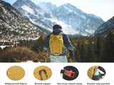 Small Hiking Backpack Lightweight Waterproof Daypack for Camping Cycling Fitness Outdoor Sports V1107-LIGHTWEIGHT HIKING BACKPACK-BLACK