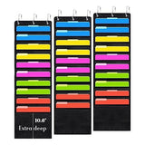 3Pcs Scrapbook Paper Storage, 12 x 12 Inch Hanging Paper Storage Bags with Door Hooks for V1366-AZ2-W-16195