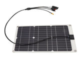 Solar Battery 50W 4 Connectors Monocrystalline Silicon High Efficiency Portable Solar Charger V1294-YM0626-3114220114411